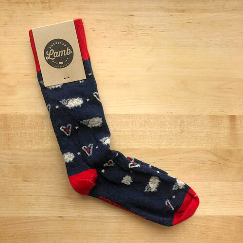 american lamb butcher sock design by courtney hilow integrated marketing campaign design